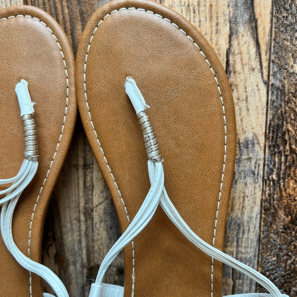 NEW Billabong Leather Thong Style Flip Flop ' Strand Walk ' Sandals Women's 9 - Picture 3 of 6